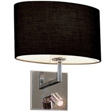 Απλίκα Τοίχου 1xE27 & LED 230V Χρώμιο 955TOMY1WLED